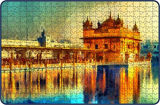 Webby Golden Temple Painting Wooden Jigsaw Puzzle, 500 Pieces