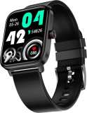 Fire-Boltt Ninja Pro Max 1.83″ Display With Spo2, Heart Rate & Ultra Thin 9.5Mm Body Smartwatch(Black Strap, Free Size)