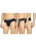 Chromozome Men Cotton Rib Brief (Pack Of 3)