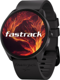 Fastrack Fr1 Pro|1.3Inch Amoled Display With 600 Nits|Advanced Bt Calling Chipset Smartwatch(Black Strap, Free Size)