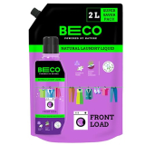 Beco Front Load Matic Laundry Liquid Detergent 2000 Ml, Refill Pack, Ecofriendly Coconut Based Surfactants With Lavender And Vanilla, 100% Natural & Plant-Based, Chemical-Free