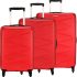 Kamiliant By American Tourister Triprism Spinner 3Pc Set Red Cabin & Check-In Set 4 Wheels – 30 Inch