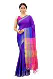 Enthone Women’S Uppada Art Silk Saree With Blouse Piece (Sz-Aura2-Bu-761_Blue)