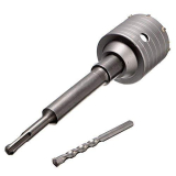 Tools Centre 30Mm Concrete Wall Drill Bit Hole Saw Cutter + 160Mm Connecting Rod With Wrench For Brick Cement Stone