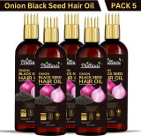 Phillauri Onion Oil For Hair Regrowth Aryuvedic Hair Oil 100Ml (Pack Of 5) Hair Oil(500 Ml)