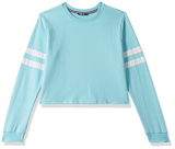 Newport Women’S Polyester Crew Neck Sweatshirt(Npwwpss20002B01_Lt. Blue_Xl)
