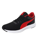 Puma Mens Flexy Black-Dark Shadow-High Risk Red Sneaker – 9 Uk (39027502)