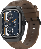 Noise Thrill With 2″ Display With 3 Armored Layer Rugged Build, Bluetooth Calling Smartwatch(Brown Strap, Regular)