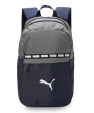 Puma Unisex-Adult Colorblock Backpack, Navy-Cast Iron (9108103)
