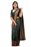 Avantika Fashion Women’S Kanjivaram Soft Pure Silk Saree With Blouse Piece (Green)