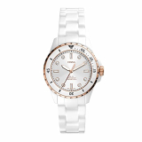 Fossil Fb-01 Analog White Dial Women’S Watch-Ce1107