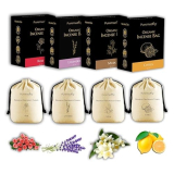 Puremazing Premium Rose, Musk, Citrus & Lavender Fragrance Flakes Combo | 50 Grams Car Perfume |100% Natural Essential Oil |Long Lasting Car Fresheners | Biodegradable Car Air Freshener For Dashboard