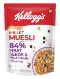 Kellogg’S Millet Muesli With 84% Fruit, Seed & Multigrain 500G | High In Fibre | Multigrain Breakfast Cereal