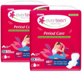 Everteen Period Care Xxl Soft With Neem-Safflower – (40 Pads Each) Sanitary Pad(Pack Of 2)