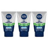 Nivea Oil Control Face Wash, 100Ml (Pack Of 3)