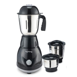 Lifelong Llmg23 Power Pro 500-Watt Mixer Grinder With 3 Jars (Liquidizing, Wet Grinding And Chutney Jar), Stainless Steel Blades, 1 Year Warranty (Black)