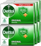 Dettol Original Germ Protection Bathing Soap Bar(6 X 125 G)