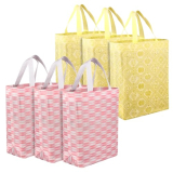 Kuber Industries Shopping Handbag | Grocery Handbag | Shopping Bag | Grocery Shopping Bag | Reusable Shopping Bags | Vegetable Bag | Carry Bag | Pack Of 6 | Multicolor