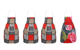 Aazeem Cotton Abstract Kitchen Apron 20″ X 30″ Pack Of 4 With Waterproof Back
