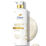 Dove Peptide Bond Strength Shampoo For Dry & Damaged Hair – 650 Ml | Enriched With Protein Peptides | Reconstructs Broken Bonds For 20X Stronger Hair