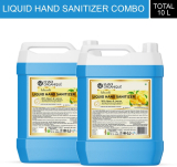 Khadi Organique Kills 99.99% Germs And Infection Without Water With Triple Action Formula, Ph Balanced, Nourishes ( Pack Of 2) Hand Sanitizer Can(2 X 5 L)