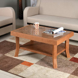 Nilkamal Cntbl2Cg Contemporary Center Coffee Table/Tea Table/Teapoy For Home/Living Room/Office & Outdoor. (Pear Wood)