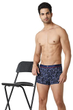 Van Heusen Men’S Cotton Blend Classic Trunks (Pack Of 1) (30044_Blue_S)