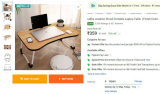 Wood Laptop Study Table at ₹359Master Link-