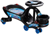Amazon Brand – Jam & Honey Magic/Swing Car (Shark) | Scratch Free Wheels | Easy Ride