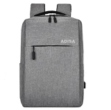 Adisa Large Laptop Backpack Office Bag College Travel Back Pack With Usb (Grey)