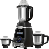 Havells Black 500 W Mixer Grinder(Silencio | 3 Jars | Black, Silver)