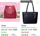 CLOVIA Women Bag 85% Off 