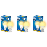 Philips 9-Watts B22 Led Warm White Led Bulb, Pack Of 3, (Ace Saver)