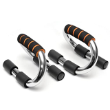 Slovic Push-Up Bars | Anti-Slip Dips Bar | Double Foam Grip Push-Up Stand For Full Body Home Gym Workout | Highly Stable & Portable Steel Push-Up Board | Exercise And Fitness Equipment For Men & Women