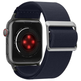Amazonbasics Lite Fit Fabric Strap For Apple Watch Series 7 (4.5Cm) | 6 | 5 | 4 (4.4Cm) | 3 | 2 | 1 (4.2Cm) – Navy