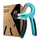 Lifelong Adjustable Hand Grip Strengthener, Hand Gripper For Men & Women For Gym Workout Hand Exercise Equipment To Use In Home For Forearm Exercise (5-60Kgs) – Blue & Black, Llfahg001