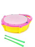 Graphene Battery Operated Flash Drum With Multi Color 3D Lights, Music Baby Toy For 2 3 4 Year Kid Boy & Girl