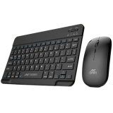 Ant Esports Wkm11 Wireless Keyboard And Mouse Combo, Ultra Compact Slim Keyboard And Ergonomic Mouse For Desktop/Pc/Laptop/Tablets And Windows 10/8/7, Build In Rechargeable Battery – Black