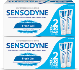 Sensodyne Fresh Gel Combo| For Daily Sensitivity Protection Toothpaste(500 G, Pack Of 4)