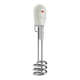 Havells Zeta 1500 Watt Immersion Heater | Isi Mark Heavy Duty 3 Pin Moulded Plug, Touch Protection Cover | Waterproof, Heating Indicator, Nickel Plating, Warranty: 2 Year Comprehensive |(Grey) Plastic