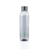 Clazkit Plastic Water Bottle Pack Of 1, Black -1 Litre