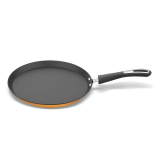 ‎Preethi Dura Collection Non Stick Tawa, 26 Cm, Gas & Induction Compatible, 5 Star Non Stick Effect, Turmeric Yellow