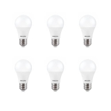 Philips 12-Watt Led Bulb E27 Base (Crystal White, Pack Of 6)