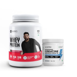 Youwefit -Whey Protein 2Lbs + Creatine 100G |Double Chocolate| 24G Protein, 4.5G Bcaa | Easily Digestible | Protein Powder For Men And Women