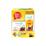Everyuth Naturals Pure & Light Spf 50 Sun Block Lotion With De Tan Scrub 50G Free Combo