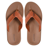 United Colors Of Benetton Ucb Men’S High Fashion Moulded Sole, Camel Eva Flip Flops And House Slippers