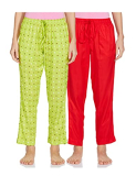 Indigo Women’S Pack Of 2 Pajamas(Aw21/Blc-233_Coral+ Multi_S)