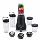 Rico 400W Blender For Smoothie & Juices | Bullet Mixer Grinder With 5 Unbreakable Jar For Kitchen | Juicer Machine With 3 Blade Options