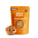 Open Secret Walnut Kernels 500G | Premium California Akrot Giri | High Protein & Iron | Fresh Whole Walnuts