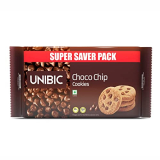 Unibic Choco Chip Cookies Super Saver Pack 500G, Delicious Crunchy Chocolate Cookies, Enriched With Choco Chips